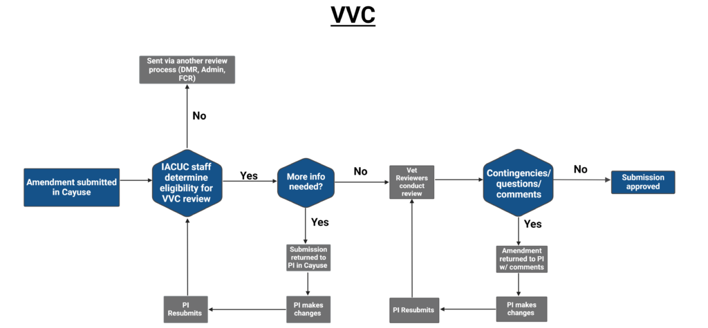 Veterinary Verification and Consultation review process Flow chart